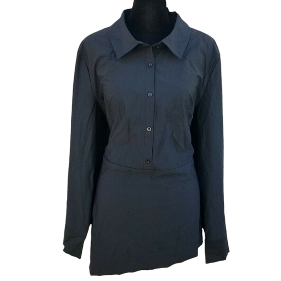 Alfani Button Long-Sleeve Blouse Women's. Size XXL. New With Tags $79. - Picture 4 of 10
